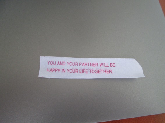 "You and your partner will be happy in your life together" 